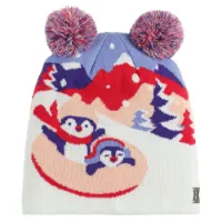 Spyder Bitsy Penguin Double Pom Mütze Spyder Bitsy Penguin Double Pom Mütze