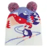 Spyder Bitsy Penguin Double Pom Mütze, Multi, M/L