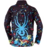 Spyder Mini Digital Langarm-baselayer, Black volcano, 3Y