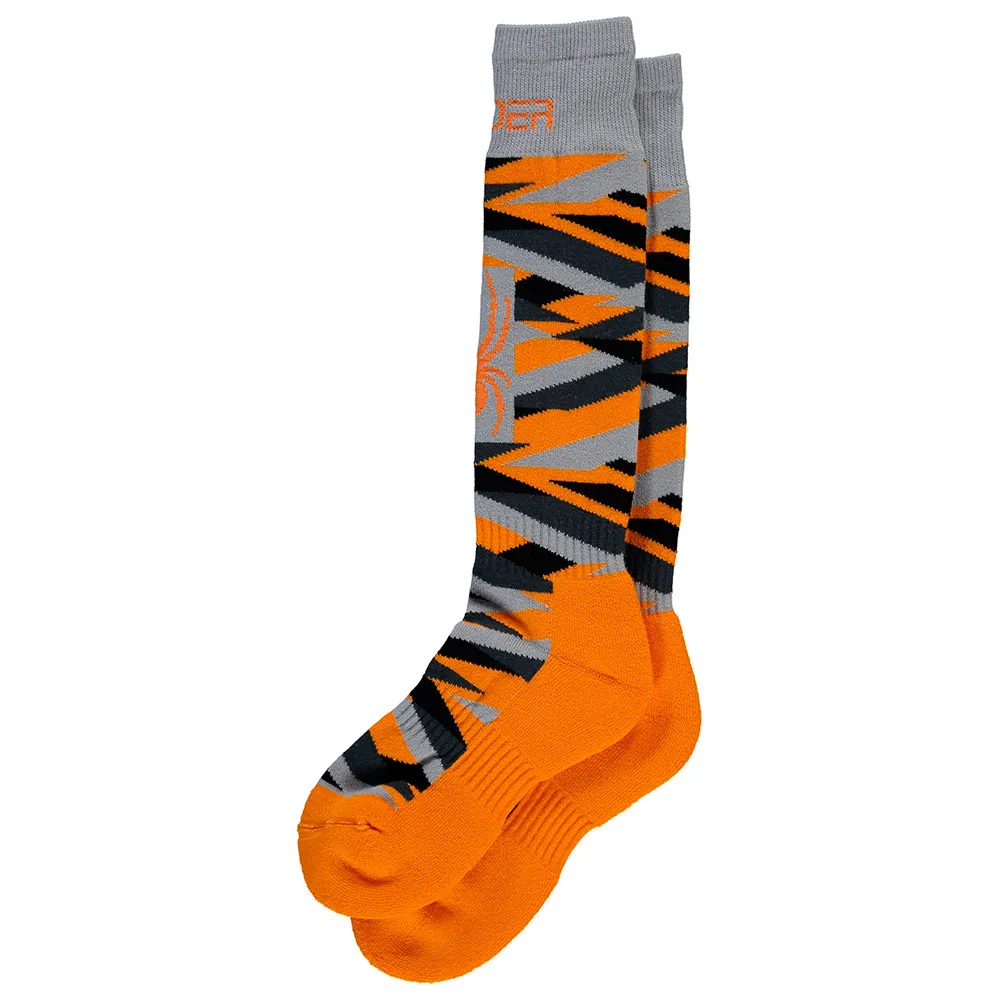 Spyder Peak Socken, Bryte orange, EU 26-28