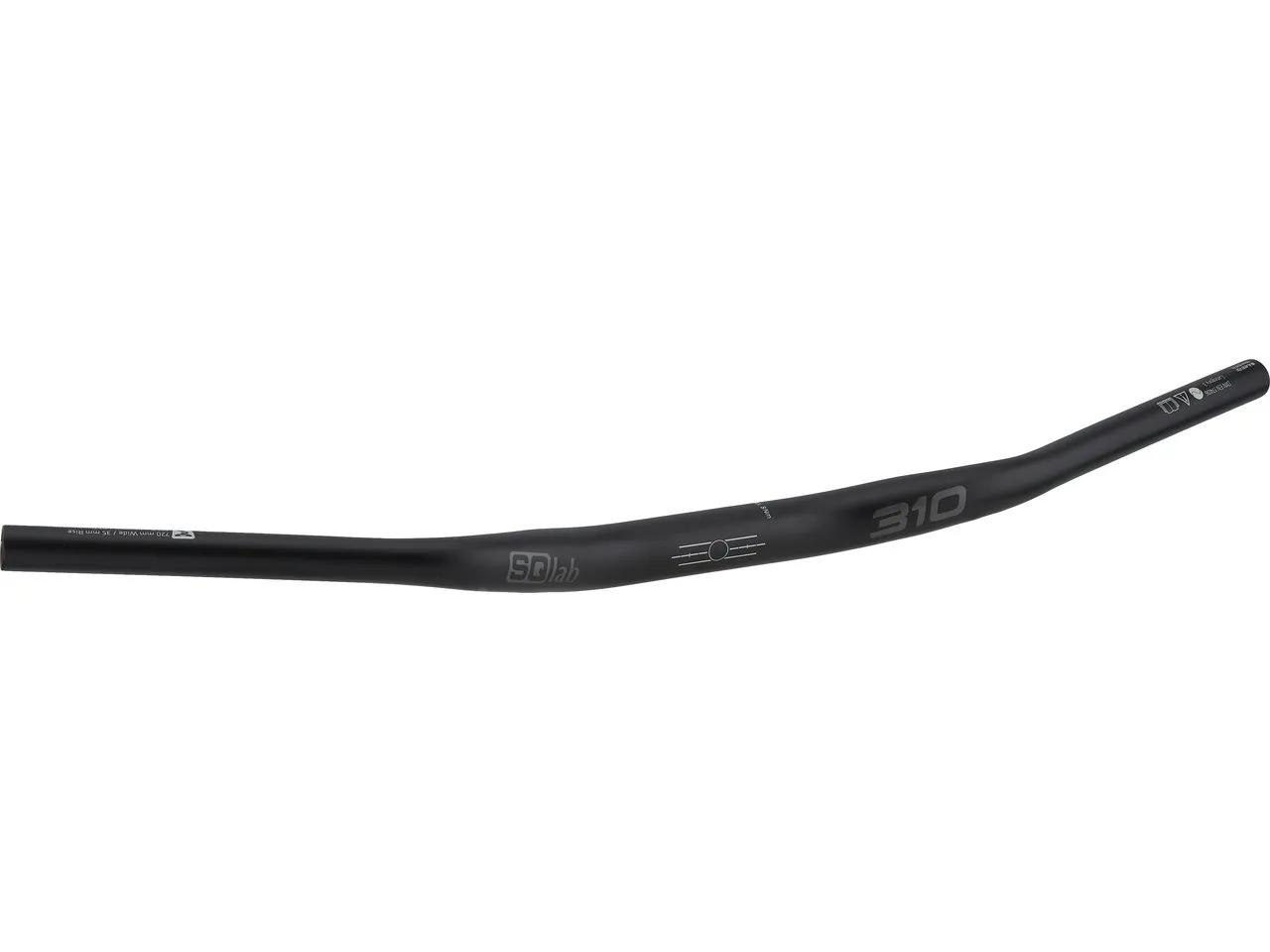 SQlab 310 3.0 - 31.8 Lenker, Schwarz, 720mm 18° SQlab 310 3.0 - 31.8 Lenker, Schwarz, 720mm 18°
