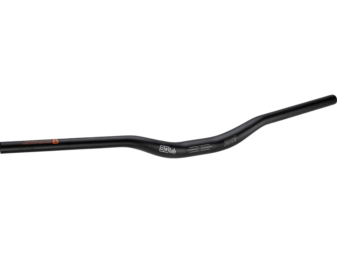 SQlab 311 2.0 MTB 31.8 Riser High Lenker, Schwarz, 740mm 16°