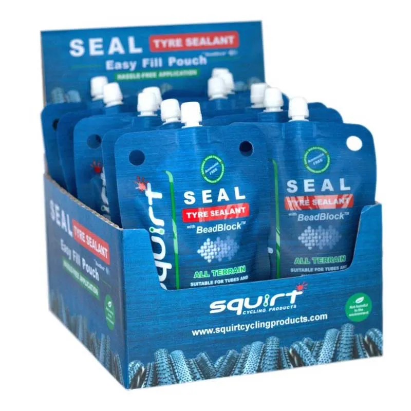 Squirt Beadblock Tubeless Dichtmittel 120ml 12 Einheiten, Blue, One Size