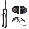 SR Suntour Axonwerx Pcs Rl-rc 15ql Ti Carbon 1 1/8´´ Sl 255 Ahead Mtb-gabel, Black, 29", 100mm