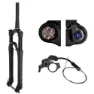 SR Suntour Axonwerx Pcs Rl-rc 15ql Ti Carbon Taper Sl 272 Ahead Mtb-gabel, Black, 29", 100mm