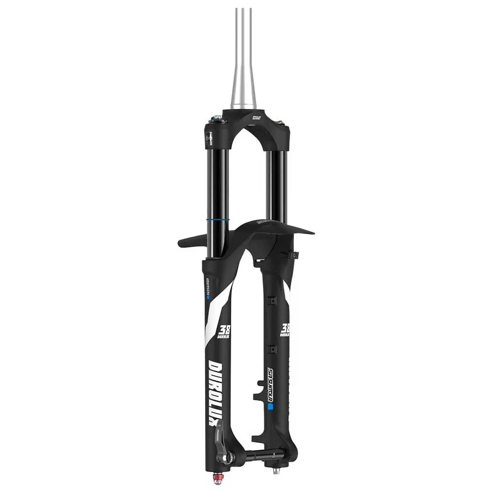 SR Suntour Sf21 Durolux38 Eq Boost R2c2 Tapered Ahead 15 X 110 Mm Mtb-gabel, Silver / black, 29", 180mm