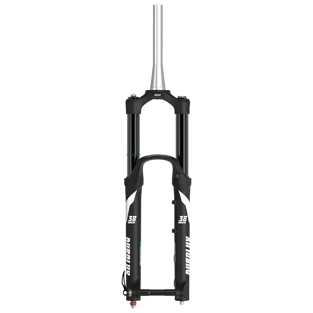 SR Suntour Sf21 Durolux38 Eq Boost R2c2 Tapered Ahead 15 X 110 Mm Mtb-gabel, Silver / black, 29", 180mm