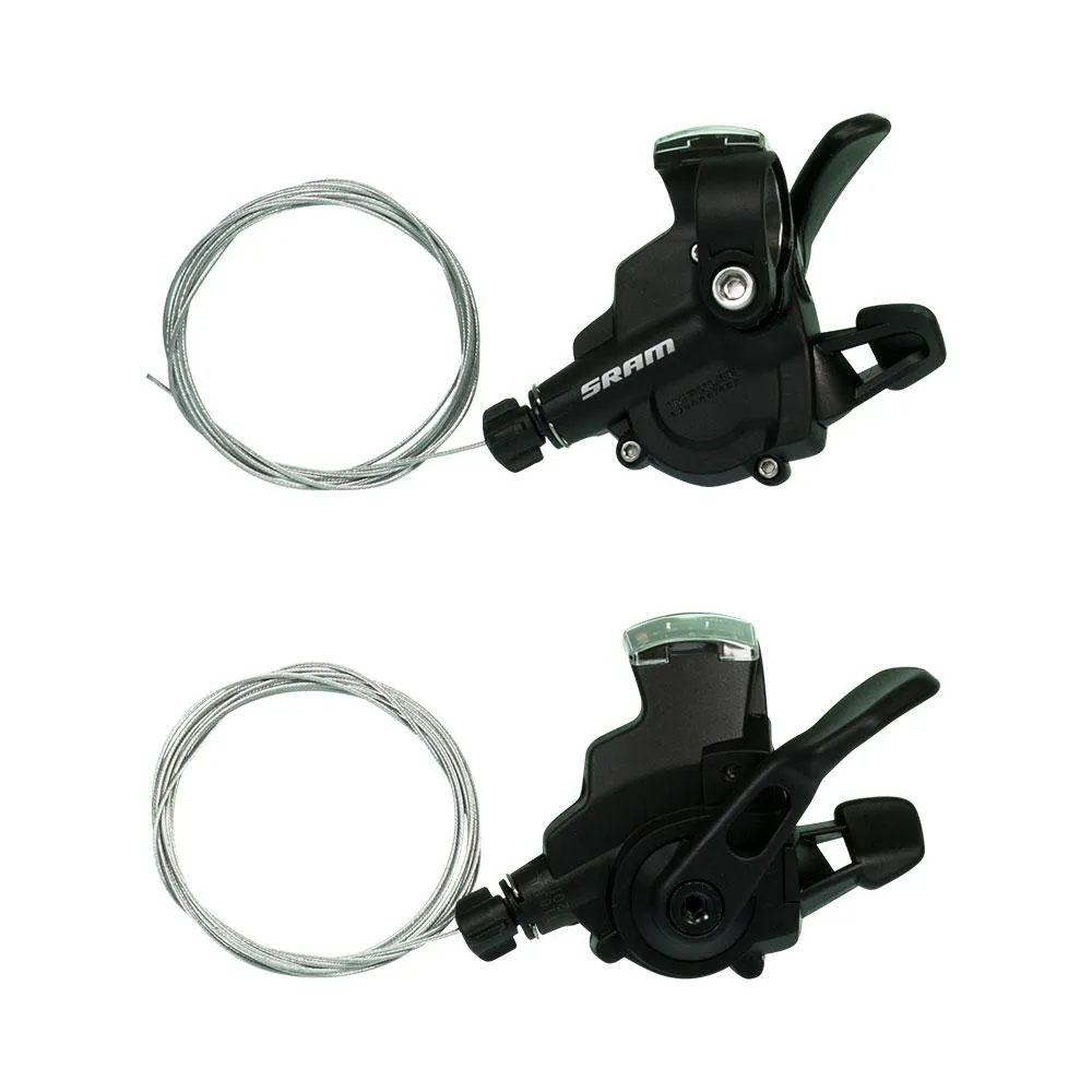 SRAM 10a Sl X.3 Trigger 7sp R Index F Schalthebel-set, Red, 175mm 32t