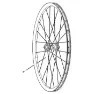 SRAM 303 B1single Rim+1 Extra Decal Aufkleber, Black, One Size