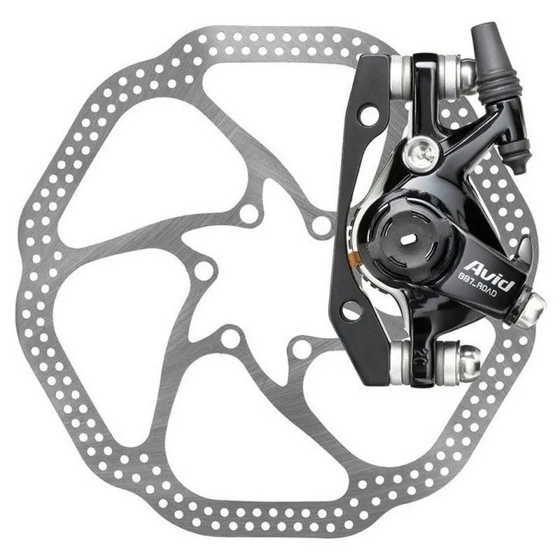SRAM Bb7 Road Disc Centerline Rotor Bremsbeläge, Anodized black / white, 140mm SRAM Bb7 Road Disc Centerline Rotor Bremsbeläge, Anodized black / white, 140mm