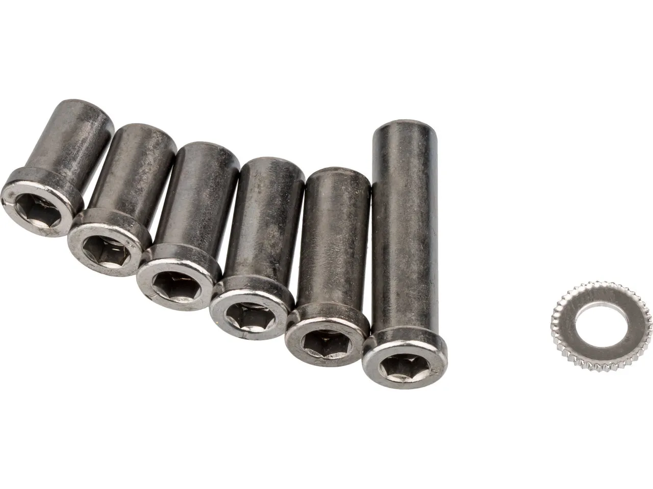 SRAM Befestigungsmuttern-Set für Rennradbremsen, Silver SRAM Befestigungsmuttern-Set für Rennradbremsen, Silver