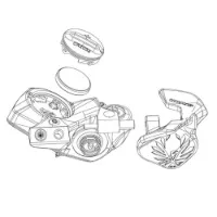 SRAM Blip Kabelloses Montagekit SRAM Blip Kabelloses Montagekit