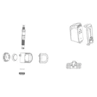 SRAM Blipbox Shifter Axs Montagesatz SRAM Blipbox Shifter Axs Montagesatz