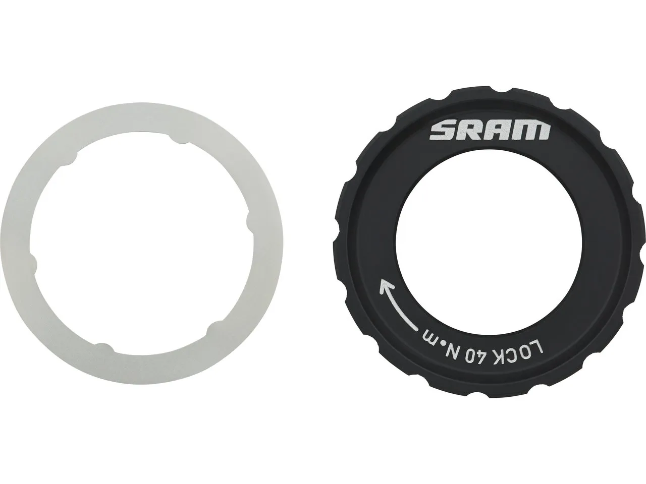 SRAM Center Lock Verschlussring, Schwarz, one_size