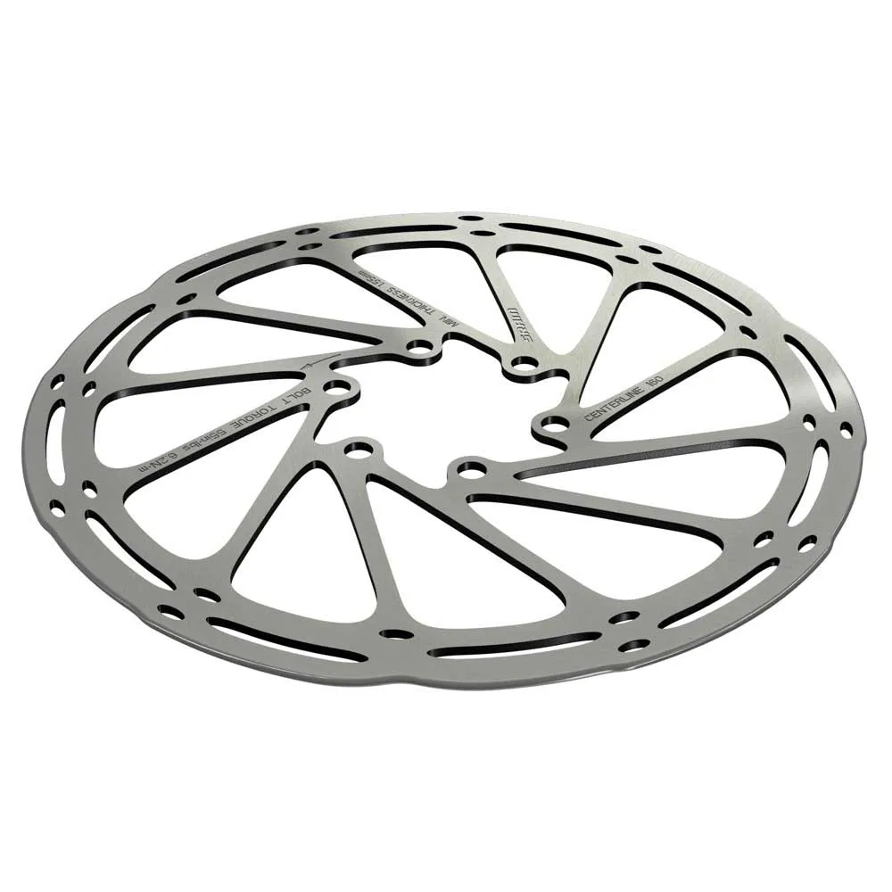 SRAM Centerline Centerlock Bremsscheibe, Steel, 160mm SRAM Centerline Centerlock Bremsscheibe, Steel, 160mm