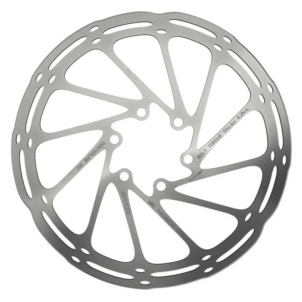 SRAM Centerline Centerlock Bremsscheibe, Steel, 160mm SRAM Centerline Centerlock Bremsscheibe, Steel, 160mm