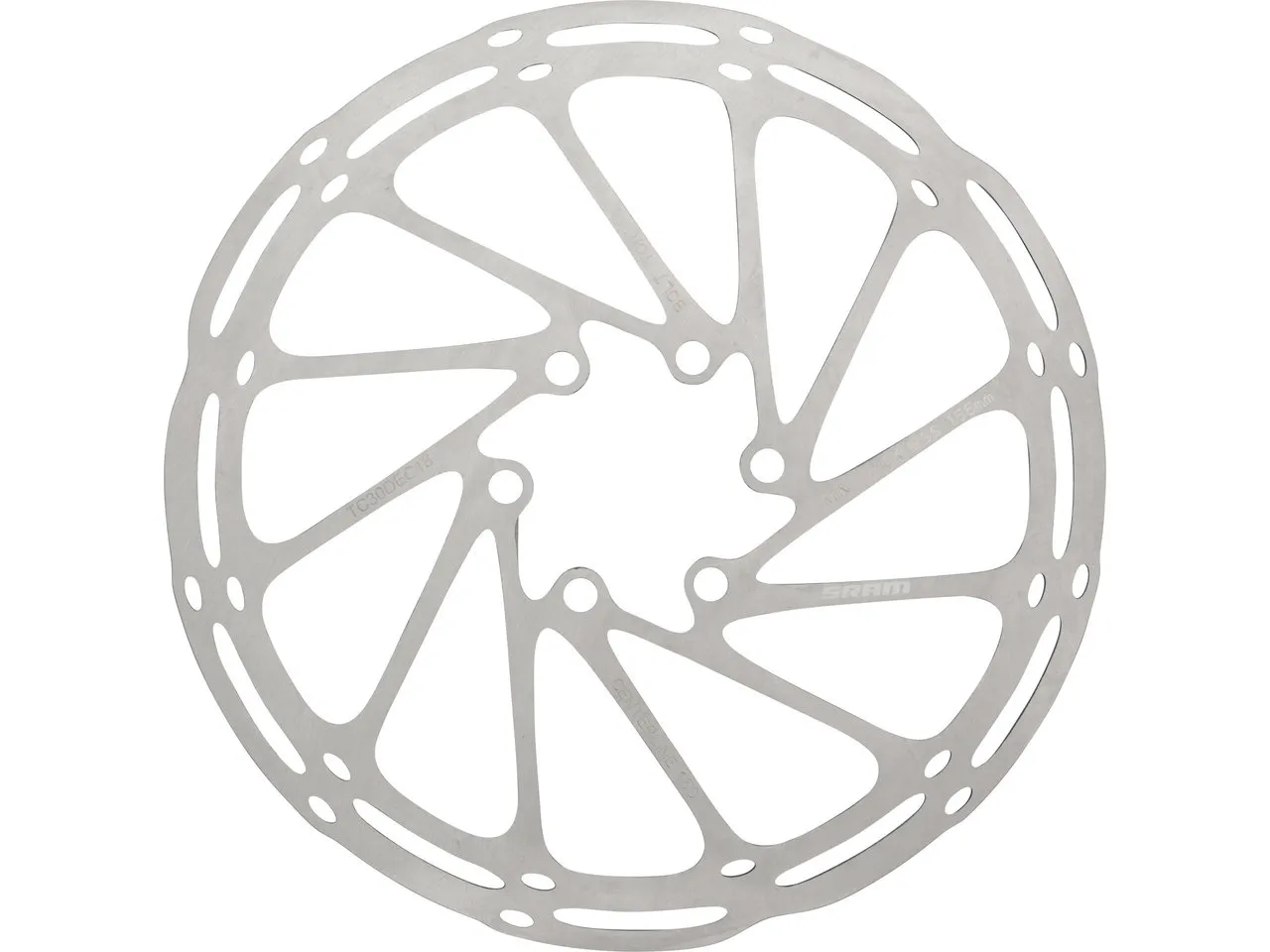 SRAM Centerline Rounded 6-Loch Bremsscheibe 1-teilig SRAM Centerline Rounded 6-Loch Bremsscheibe 1-teilig