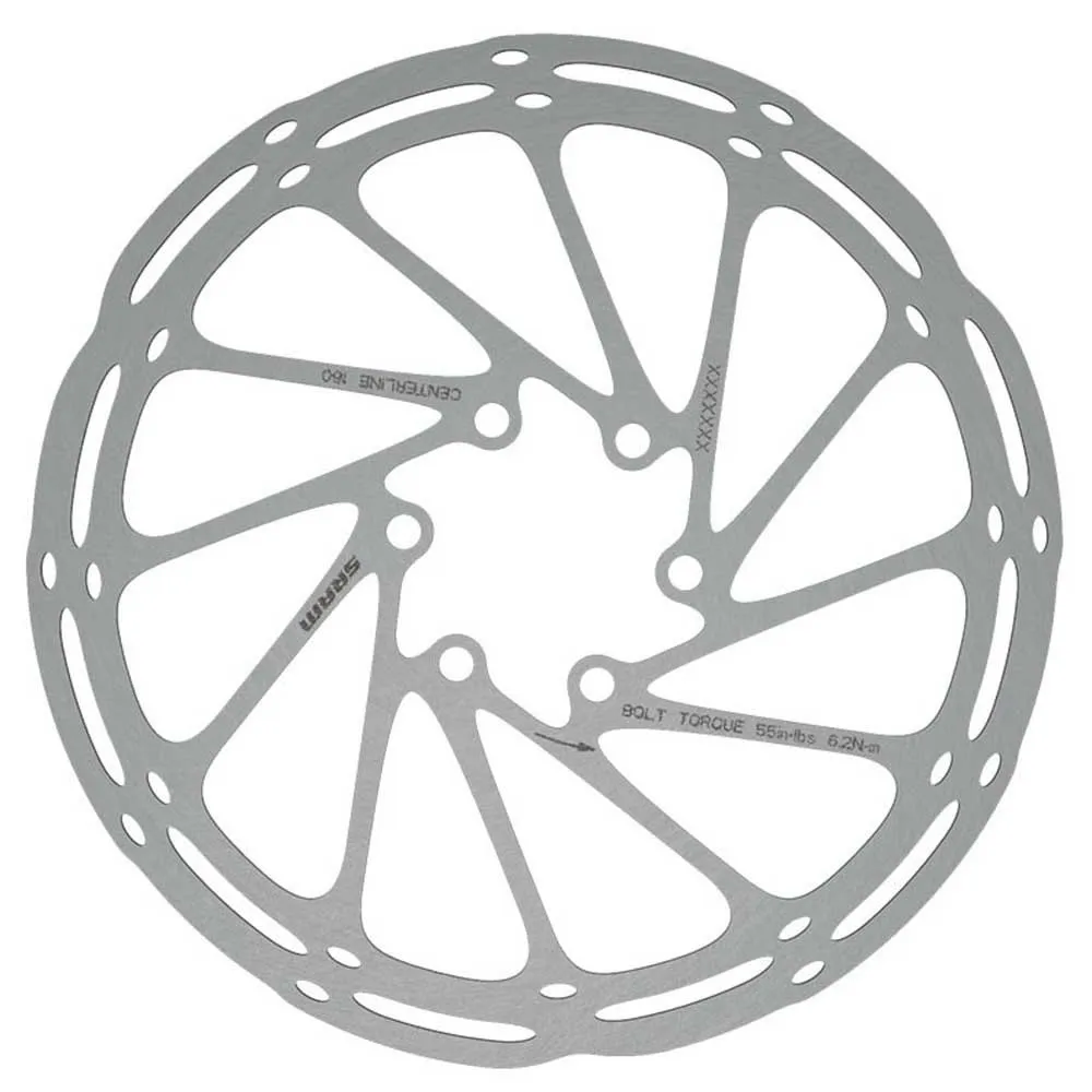 SRAM Centerline X Rounded 6-Loch Bremsscheibe mit Stahl-Schrauben 2-teilig SRAM Centerline X Rounded 6-Loch Bremsscheibe mit Stahl-Schrauben 2-teilig
