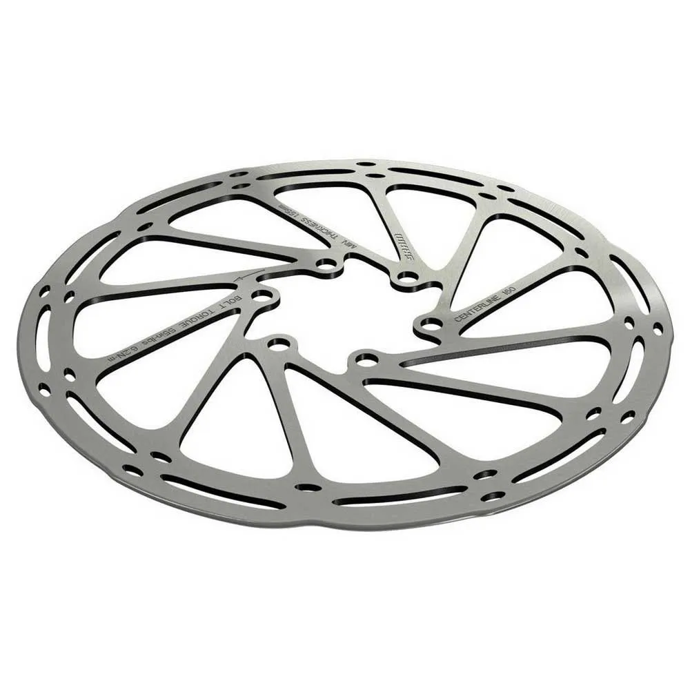 SRAM Cl Bremsscheibe, Silver, 180mm SRAM Cl Bremsscheibe, Silver, 180mm