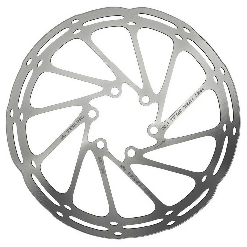 SRAM Cl Bremsscheibe, Silver, 180mm SRAM Cl Bremsscheibe, Silver, 180mm