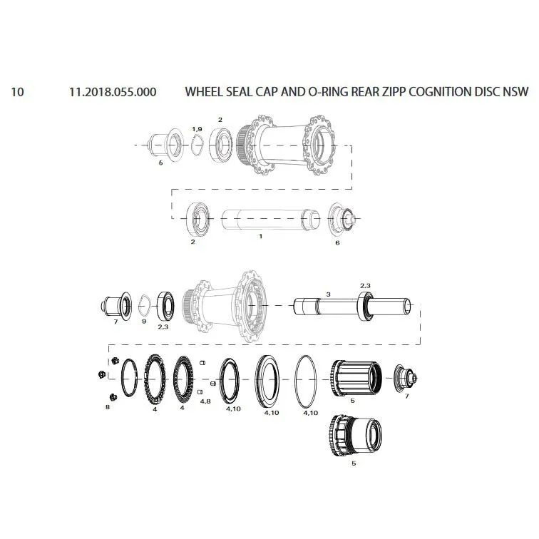 SRAM Cognition Disc Nsw Dichtring, Black, One Size SRAM Cognition Disc Nsw Dichtring, Black, One Size
