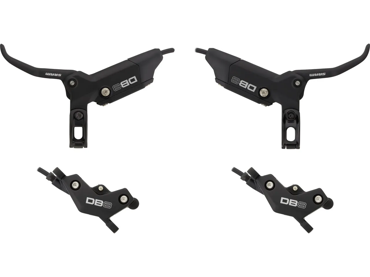 SRAM DB8 v+h Set Scheibenbremse, Schwarz, Satz (VR + HR) SRAM DB8 v+h Set Scheibenbremse, Schwarz, Satz (VR + HR)