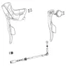 SRAM Dual Command Apex Etap Axs Disc Rechter Bremshebel Mit Elektronischem Schalthebel, Black / grey, One Size