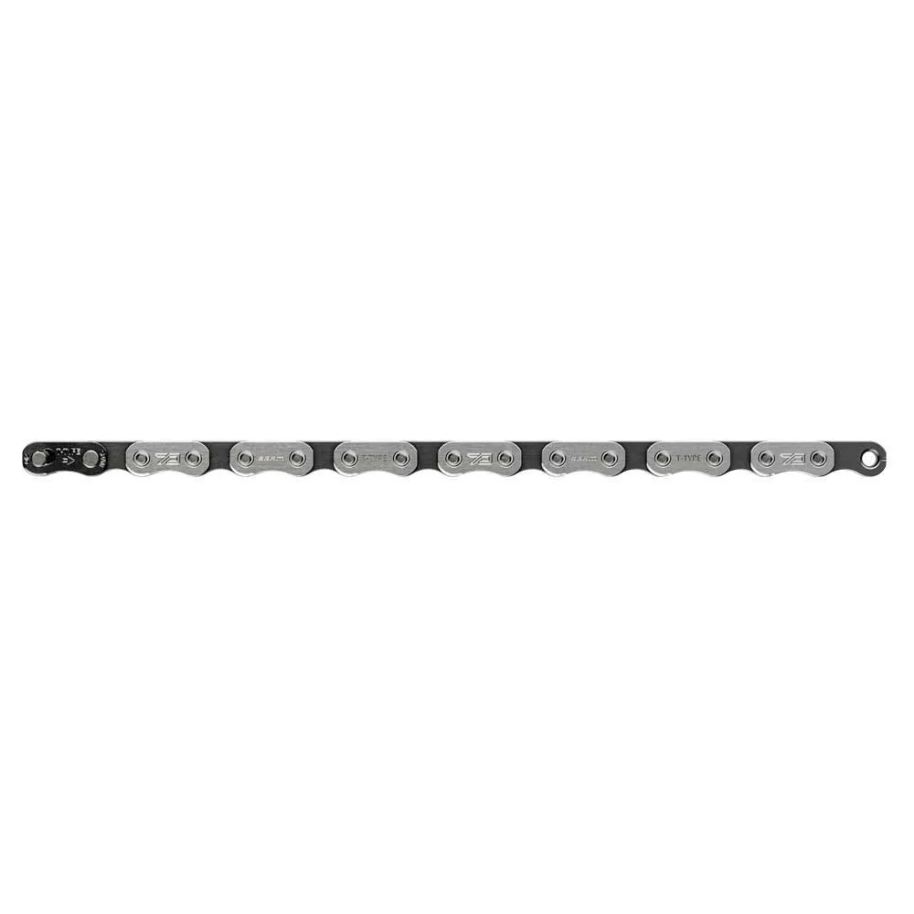 SRAM Eagle 70 T-type Flattop Kette, Silver / black, 122 Links, 12s SRAM Eagle 70 T-type Flattop Kette, Silver / black, 122 Links, 12s