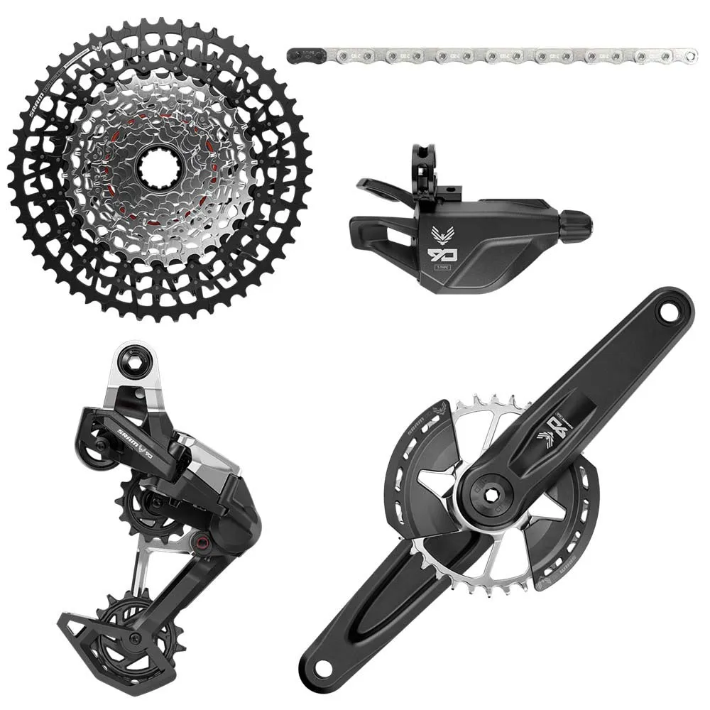 SRAM Eagle 90 Fahrradkomponentengruppe Refurbished, Black 3, 165mm 32t SRAM Eagle 90 Fahrradkomponentengruppe Refurbished, Black 3, 165mm 32t