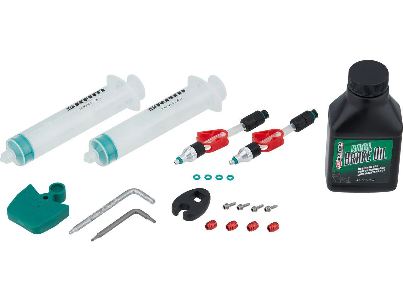 SRAM Entlüftungskit Mineralöl mit Maxima Bremsflüssigkeit, White / black, One Size SRAM Entlüftungskit Mineralöl mit Maxima Bremsflüssigkeit, White / black, One Size