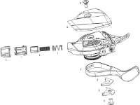 SRAM Ersatzteile Eagle XX1 Schaltgriff SRAM Ersatzteile Eagle XX1 Schaltgriff