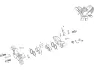 SRAM Ersatzteile Guide R/RS (B1) S4 Bremssattel (2017), Silber 1