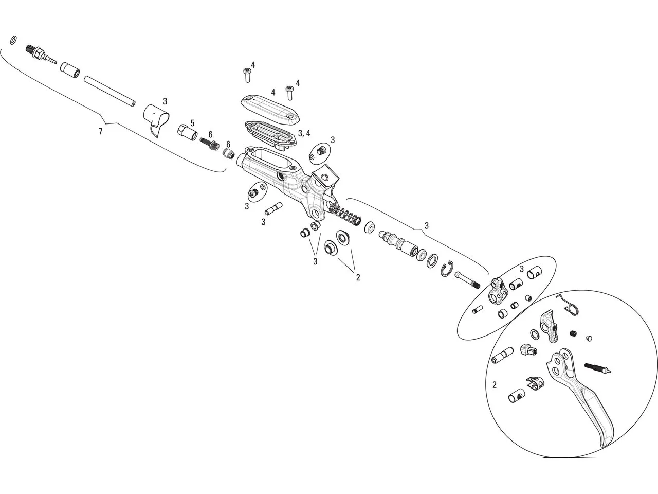 SRAM Ersatzteile Guide RS (B1) Bremshebel (2017-2018), Schwarz 1 SRAM Ersatzteile Guide RS (B1) Bremshebel (2017-2018), Schwarz 1