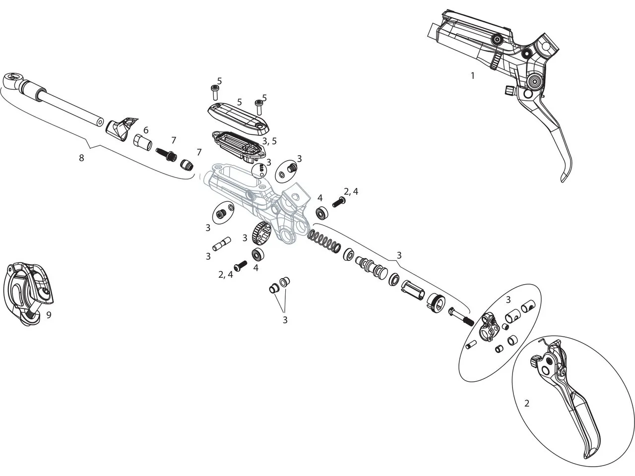 SRAM Ersatzteile Guide Ultimate (A1) Bremshebel (2015-2019), One_size v.2 1 SRAM Ersatzteile Guide Ultimate (A1) Bremshebel (2015-2019), One_size v.2 1