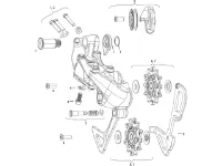SRAM Ersatzteile GX 1X11 / GX DH 1X7 Type 2.1 Schaltwerk SRAM Ersatzteile GX 1X11 / GX DH 1X7 Type 2.1 Schaltwerk