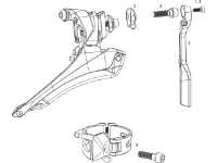 SRAM Ersatzteile Red 22, Red 2013 / Force 22 / Rival 22 Umwerfer SRAM Ersatzteile Red 22, Red 2013 / Force 22 / Rival 22 Umwerfer