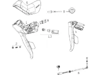 SRAM Ersatzteile Red / Force eTap AXS HRD Schaltbremshebel SRAM Ersatzteile Red / Force eTap AXS HRD Schaltbremshebel