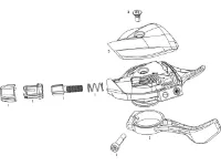 SRAM Ersatzteile X01 Eagle Schaltgriff SRAM Ersatzteile X01 Eagle Schaltgriff