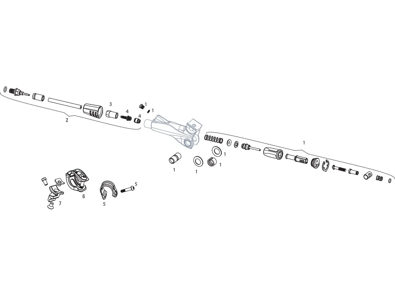 SRAM Ersatzteile XX (2013-2016) / XX World Cup (2012-2016) Bremshebel, One_size/1er-set 1 SRAM Ersatzteile XX (2013-2016) / XX World Cup (2012-2016) Bremshebel, One_size/1er-set 1