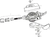 SRAM Ersatzteile XX1 / X01 / X01 DH 1x11 Schalthebel SRAM Ersatzteile XX1 / X01 / X01 DH 1x11 Schalthebel