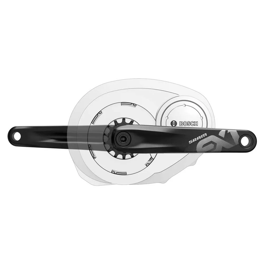 SRAM Ex1 Isis M15 Kurbel, Black, 170mm SRAM Ex1 Isis M15 Kurbel, Black, 170mm