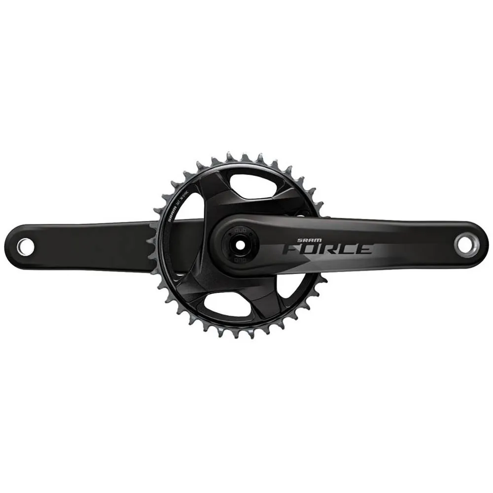 SRAM Force 1 Axs Dub Kurbelgarnitur, Black, 175mm, 42t SRAM Force 1 Axs Dub Kurbelgarnitur, Black, 175mm, 42t