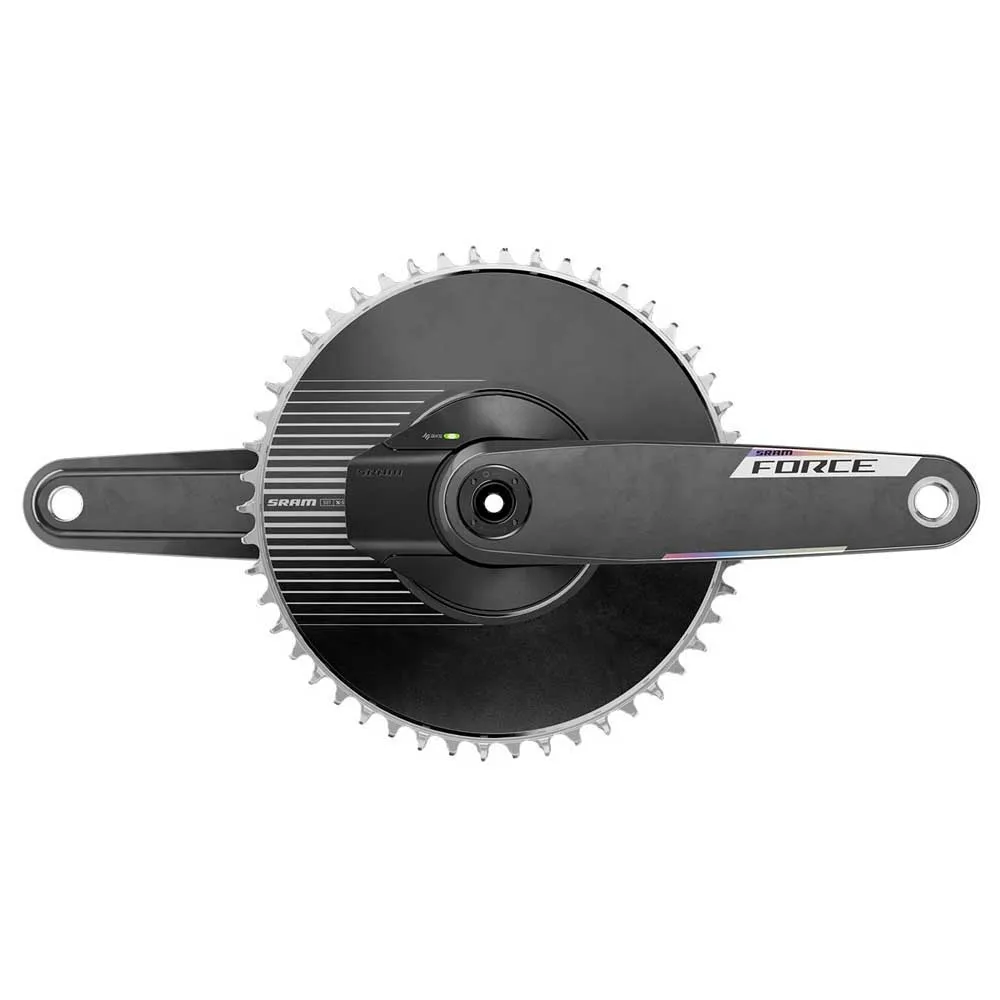 SRAM Force 1 Axs E1 Dub Dm Spider Kurbelgarnitur Mit Leistungsmesser SRAM Force 1 Axs E1 Dub Dm Spider Kurbelgarnitur Mit Leistungsmesser