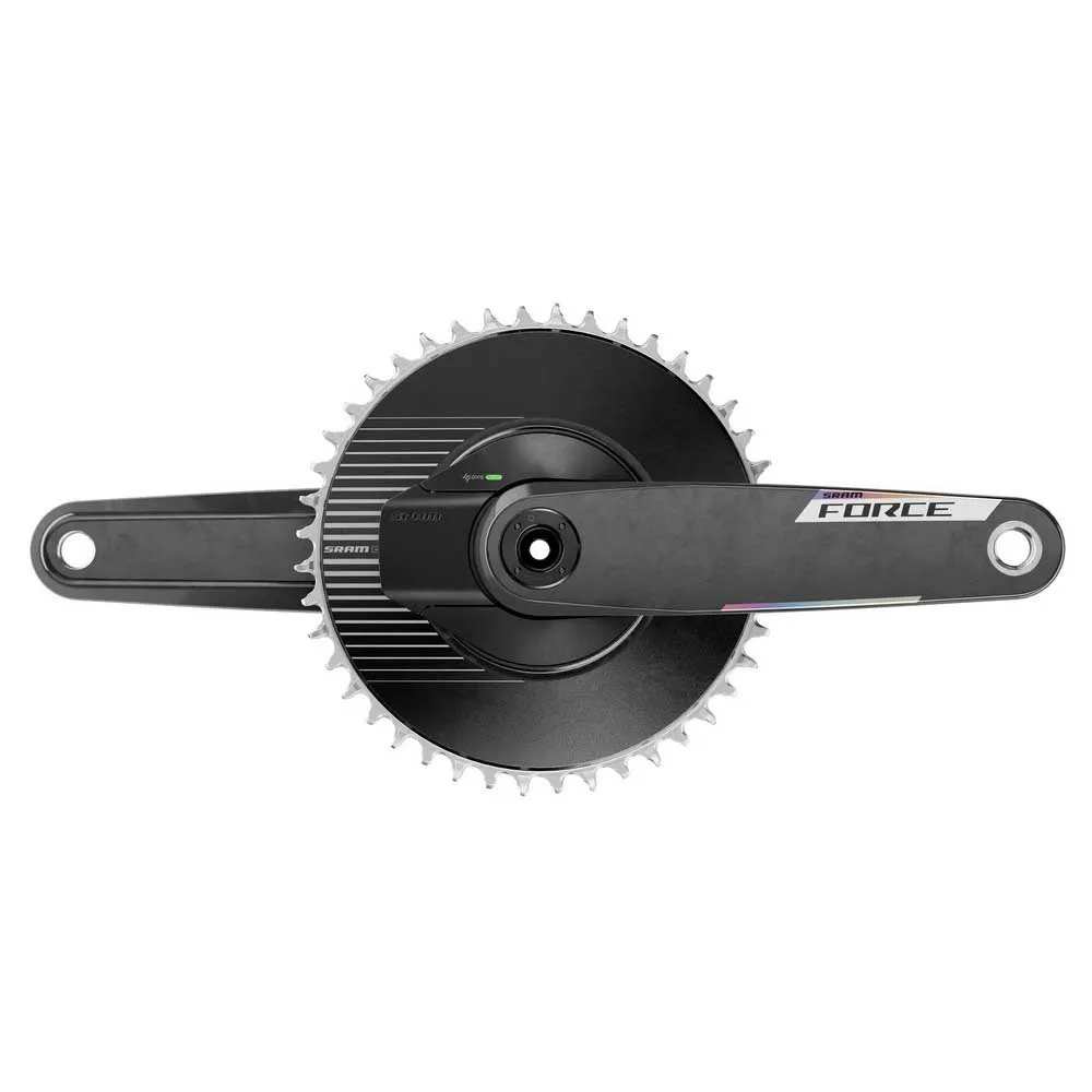 SRAM Force 1 Axs E1 Dub Dm Spider Kurbelgarnitur Mit Leistungsmesser SRAM Force 1 Axs E1 Dub Dm Spider Kurbelgarnitur Mit Leistungsmesser