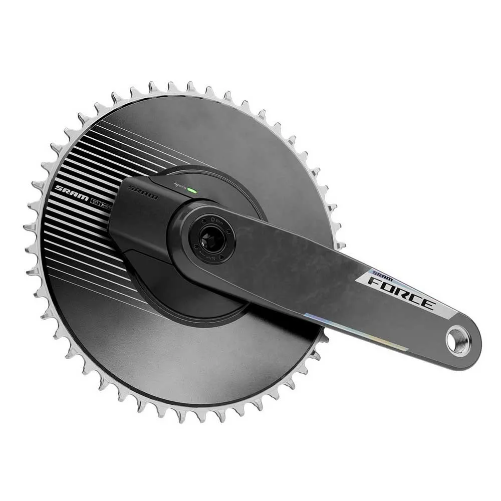 SRAM Force 1 Axs E1 Dub Dm Spider Kurbelgarnitur Mit Leistungsmesser SRAM Force 1 Axs E1 Dub Dm Spider Kurbelgarnitur Mit Leistungsmesser