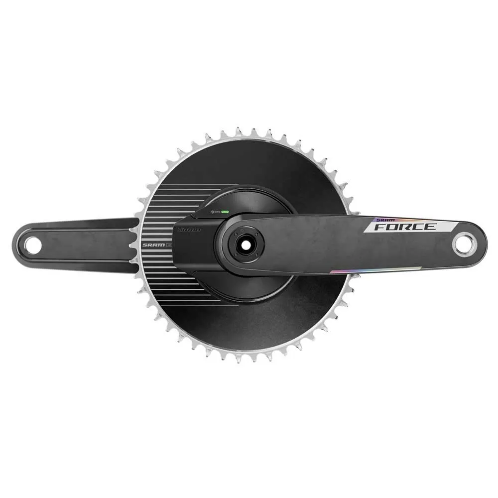 SRAM Force 1 Axs E1 Dub Dm Spider Kurbelgarnitur Mit Leistungsmesser SRAM Force 1 Axs E1 Dub Dm Spider Kurbelgarnitur Mit Leistungsmesser
