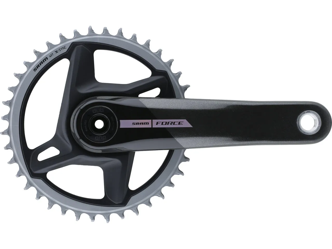 SRAM Force 1 D2 Wide DUB DM 1x12-fach Carbon Kurbelgarnitur SRAM Force 1 D2 Wide DUB DM 1x12-fach Carbon Kurbelgarnitur