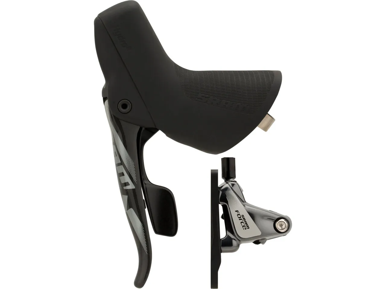 SRAM Force 1 HRD FM Scheibenbremse mit Dropper Actuator, Black-grey, VR SRAM Force 1 HRD FM Scheibenbremse mit Dropper Actuator, Black-grey, VR