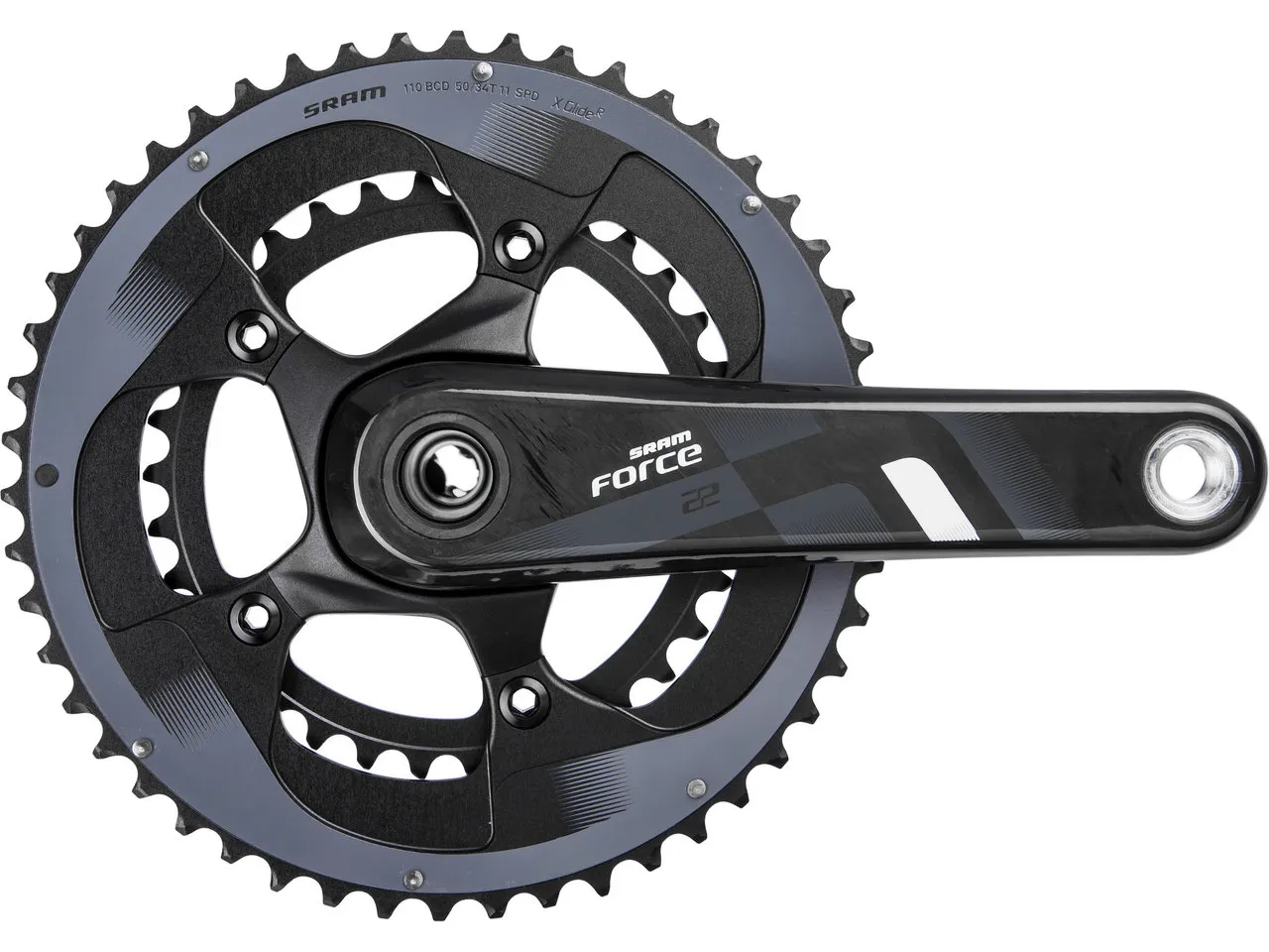 SRAM Force 22 GXP 11-fach Carbon Kurbelgarnitur SRAM Force 22 GXP 11-fach Carbon Kurbelgarnitur