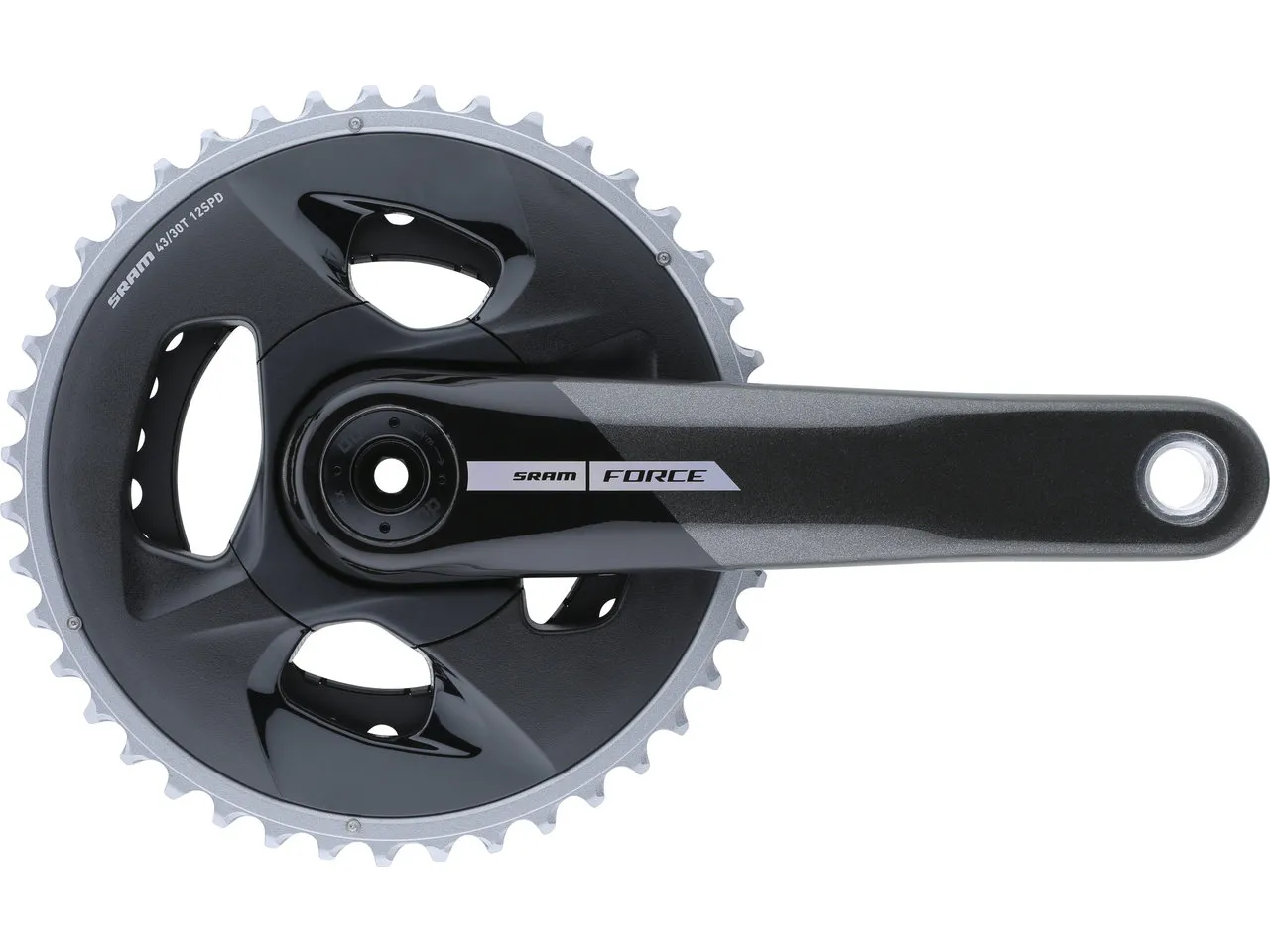 SRAM Force D2 AXS Wide DUB 2x12-fach Carbon Powermeter Kurbelgarnitur SRAM Force D2 AXS Wide DUB 2x12-fach Carbon Powermeter Kurbelgarnitur